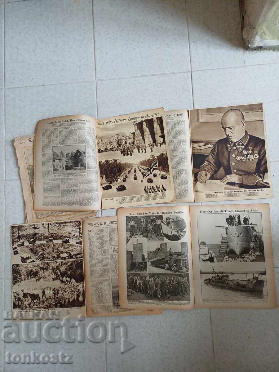 5 pcs THE WAR ILLUSTRATED 1943 with price € 10.00 | 19.56 BGN