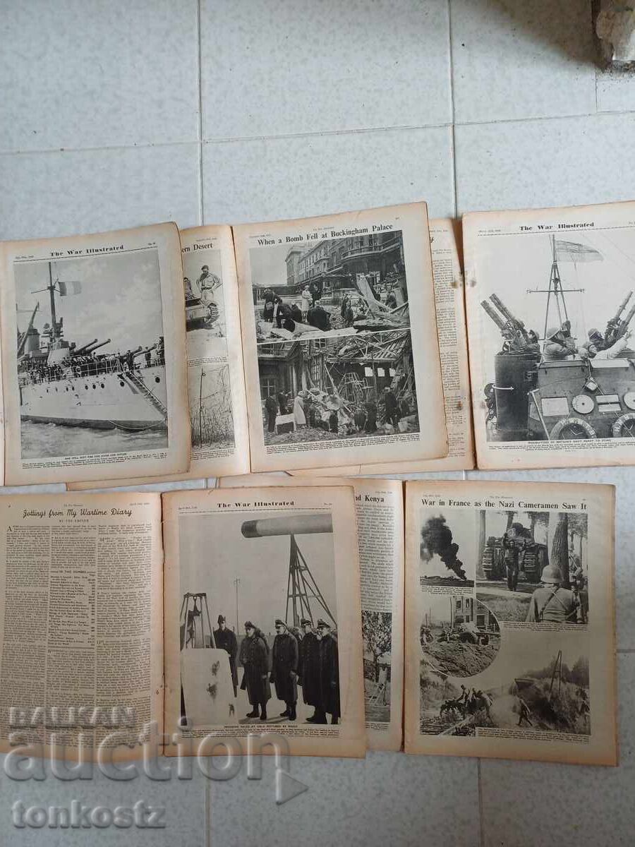 5 buc THE WAR ILLUSTRATED 1940 cu preț € 10.00 | 19.56 BGN