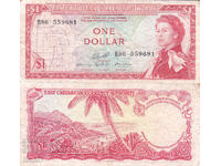 tino37- CARAIBELE DE EST - 1 DOLAR - 1965