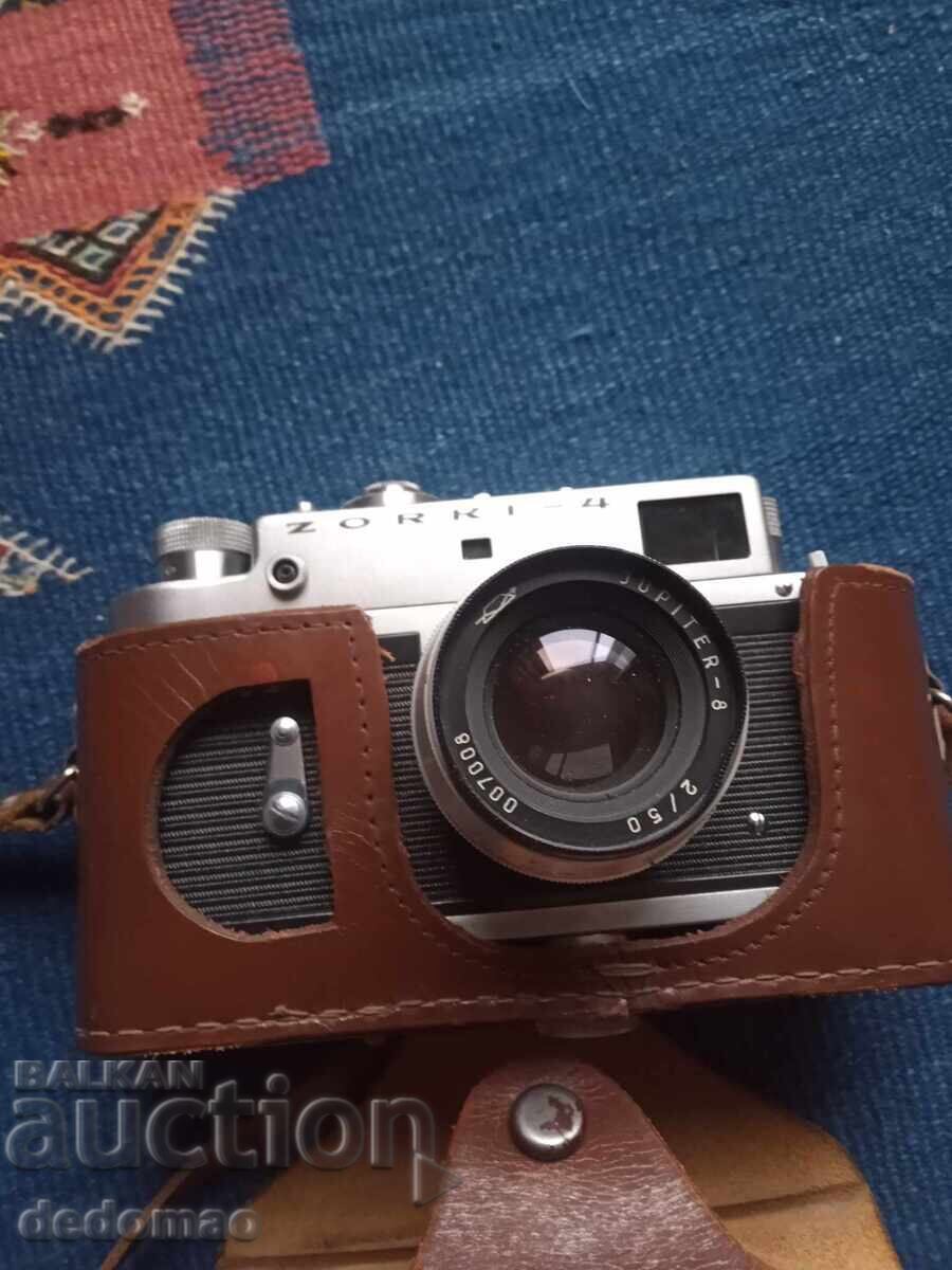 APARAT FOTO ZORKI - CU HUSĂ DE PIELE