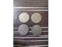 4 bucăți 2 lei 1925