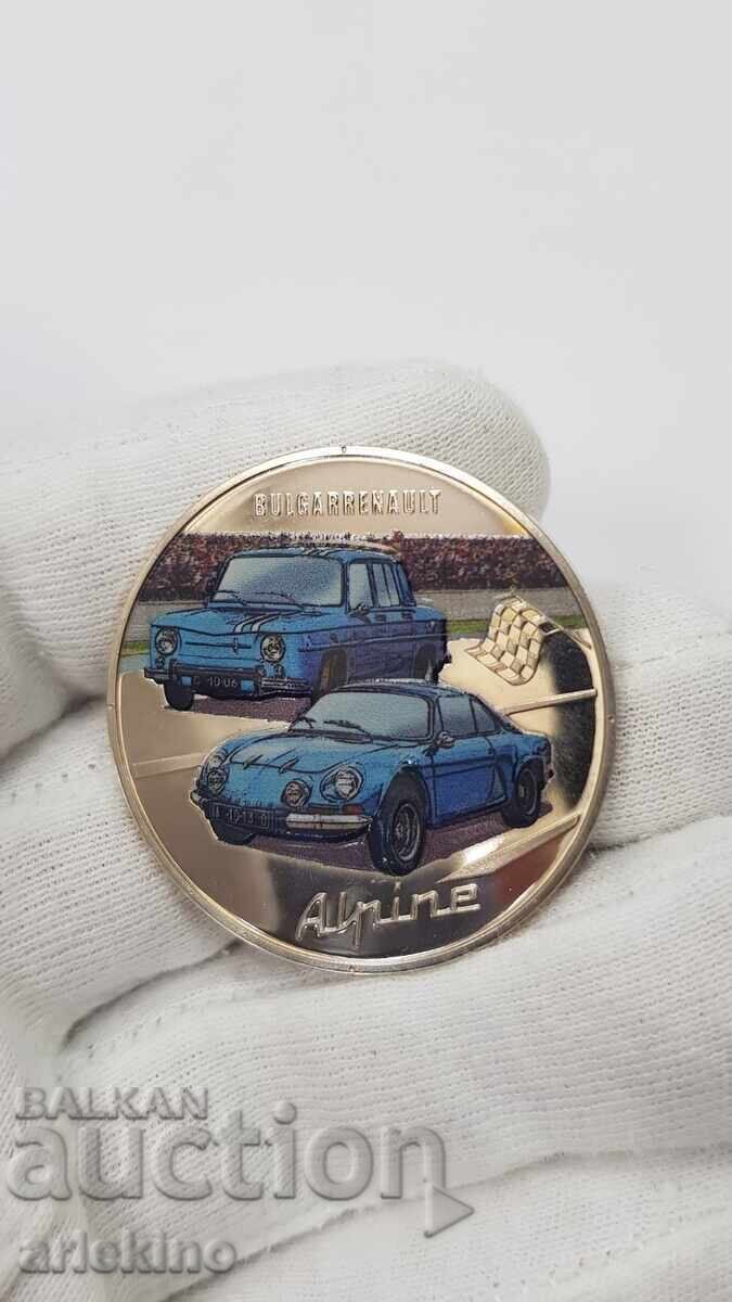 Licitație Medalie de colecție, monedă "Bulgar Reno" Amintiri pe Roți