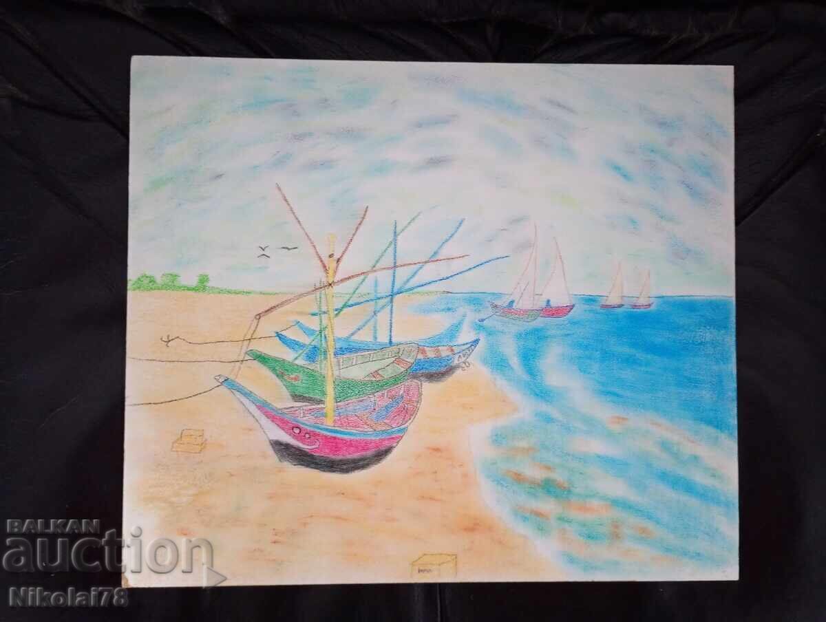 Painting 27×31 cm