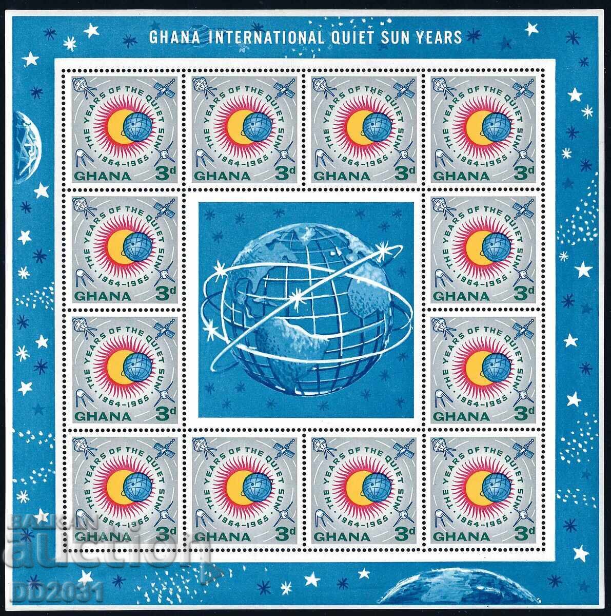 Delivery of Ghana 1964 / 1965 - Space Satellites 3 Sheets MNH