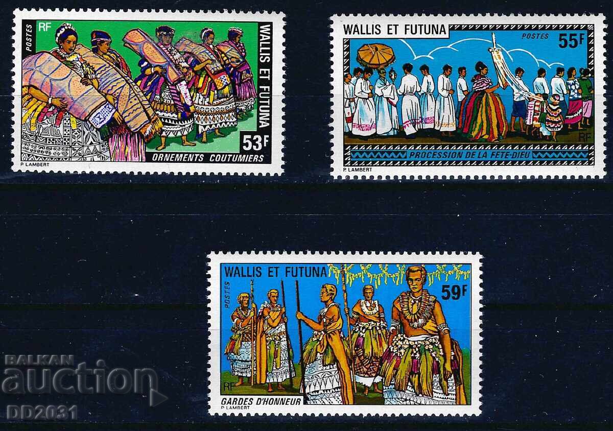 Uolis και Φουτούνα 1978 - φορεσιές εθίμων MNH