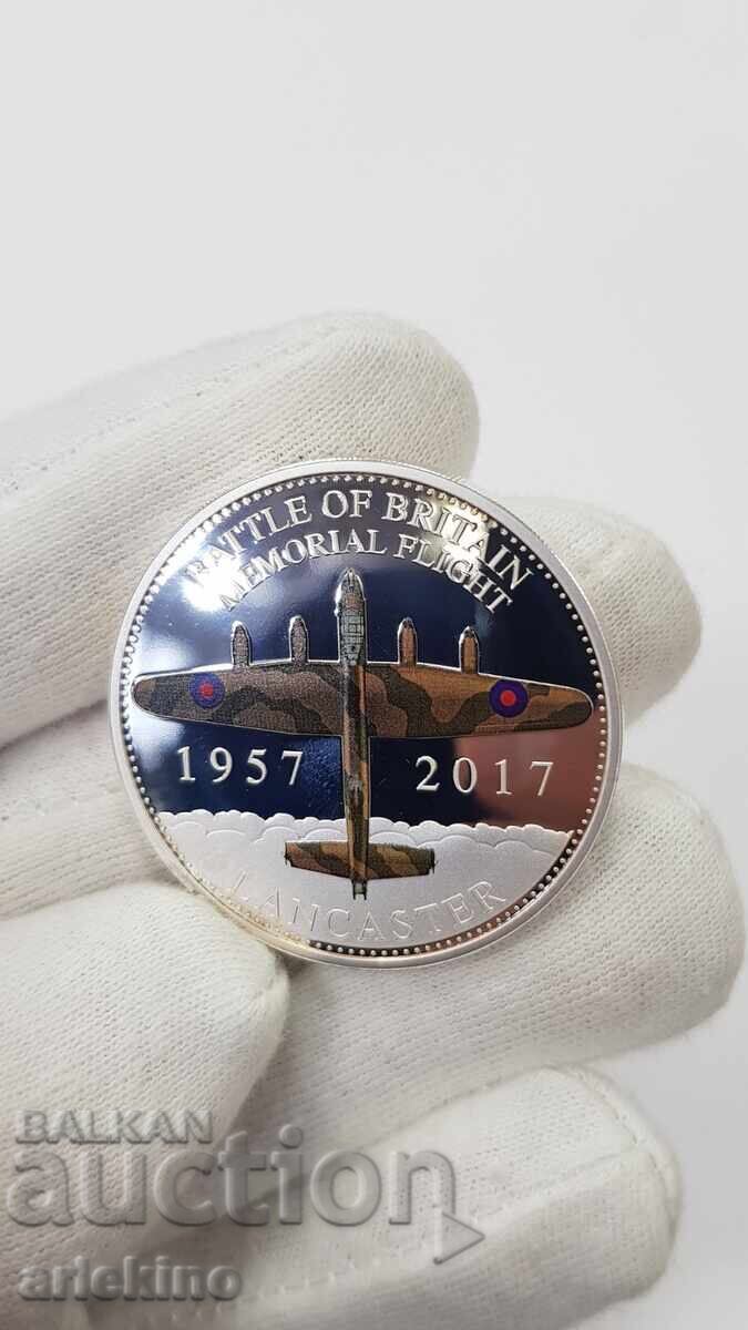Monedă colecționabilă argintată 50 pence 2017 "Lancaster" - 7 Monedă colecționabilă argintată 50 pence 2017 "Lancaster" - 7