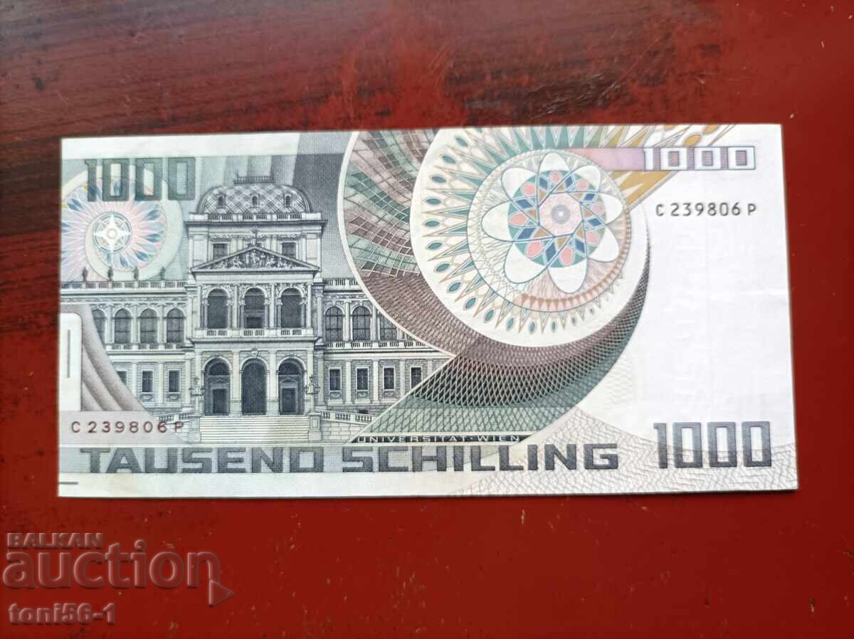 Austria 1000 șilingi 1989 cu preț € 89.00 | 174.07 BGN Austria 1000 șilingi 1989 cu preț € 89.00 | 174.07 BGN