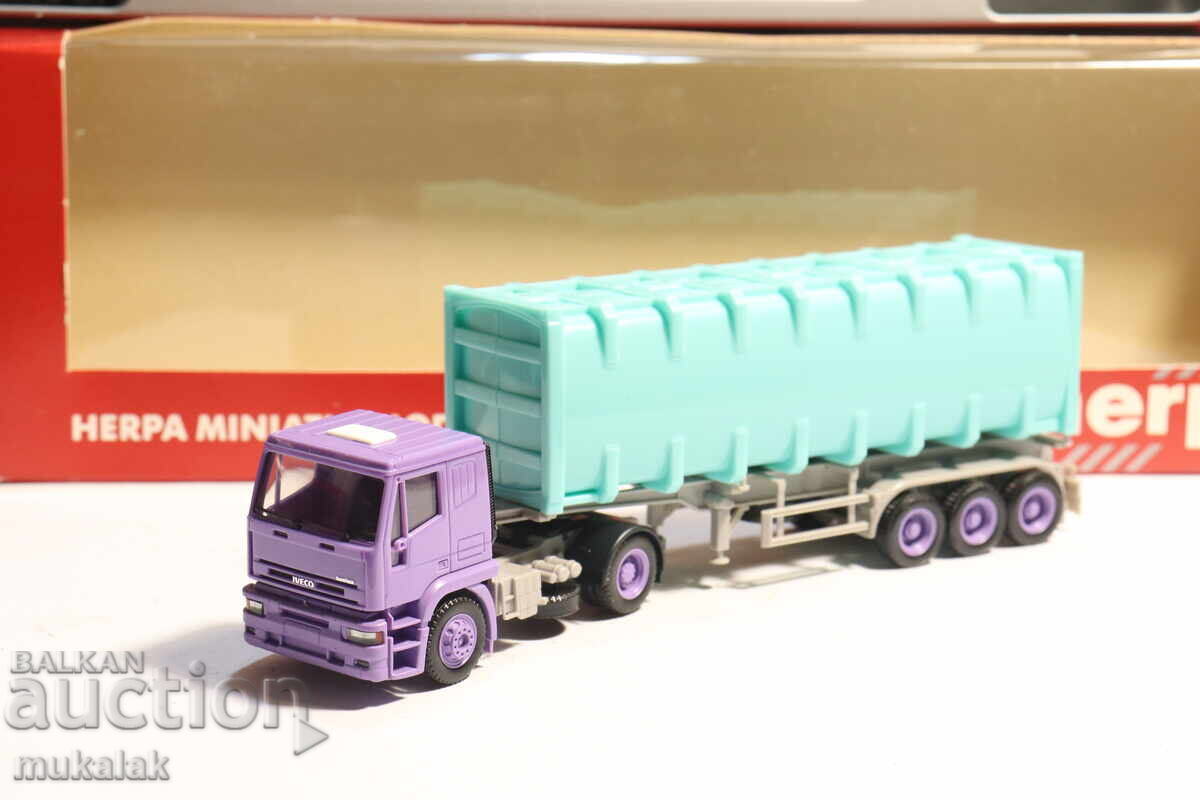 HERPA H0 1/87 IVECO CISTERNĂ SILOZ CAMION MODEL cu preț € 11.00 | 21.51 BGN
