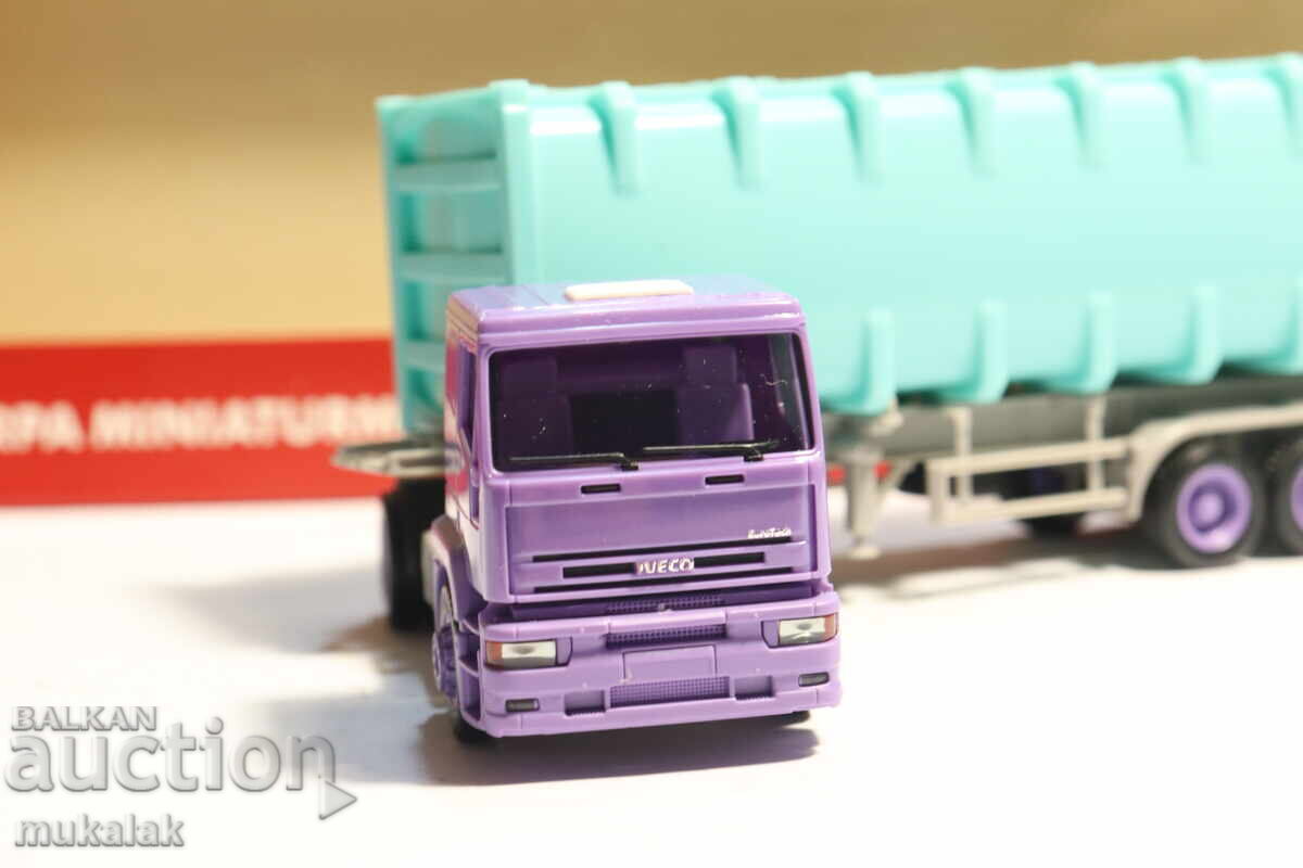 Licitație HERPA H0 1/87 IVECO CISTERNĂ SILOZ CAMION MODEL