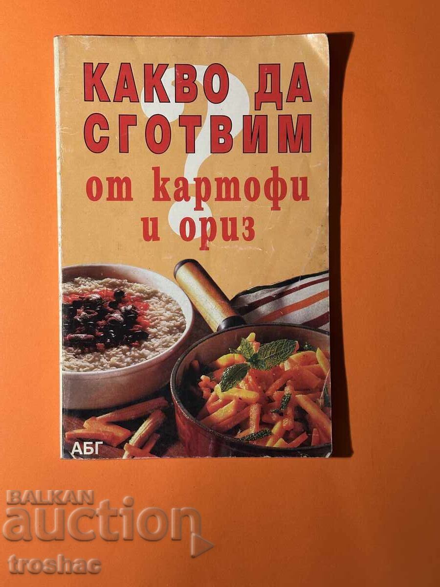 Carte Veche Ce să Gătim din Cartofi și Orez / Tatiana Mihail