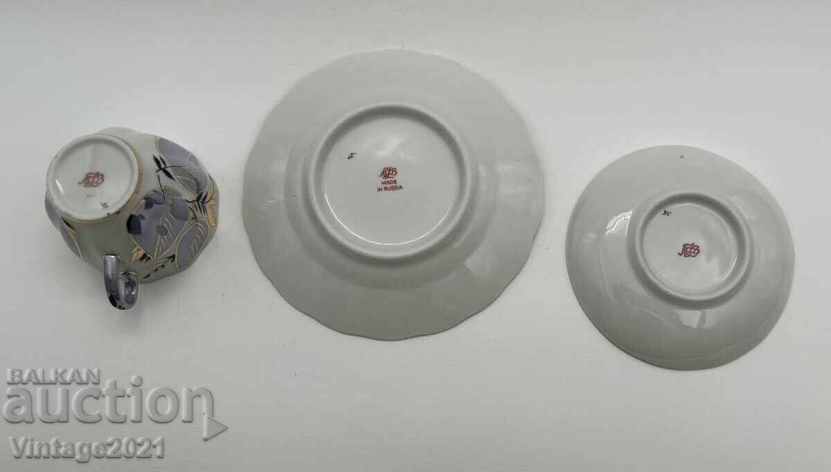 Чаша за кафе ЛФЗ троен сет - Lfz - 5