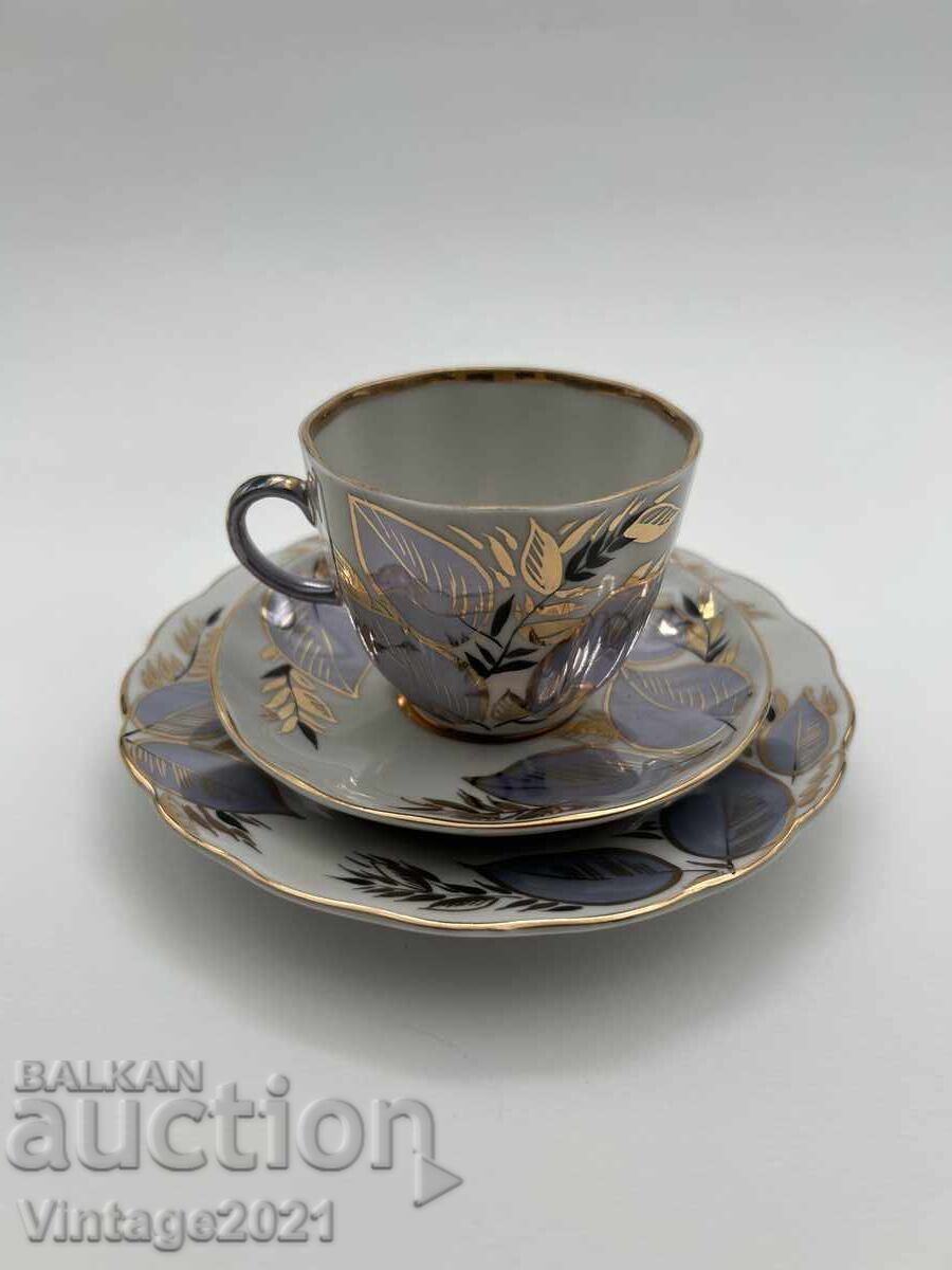 Чаша за кафе ЛФЗ троен сет - Lfz