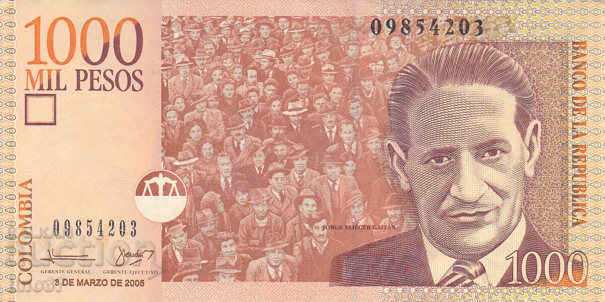 tino37 - COLUMBIA - 1000 PESOS - 2005 cu preț € 1.00 | 1.96 BGN