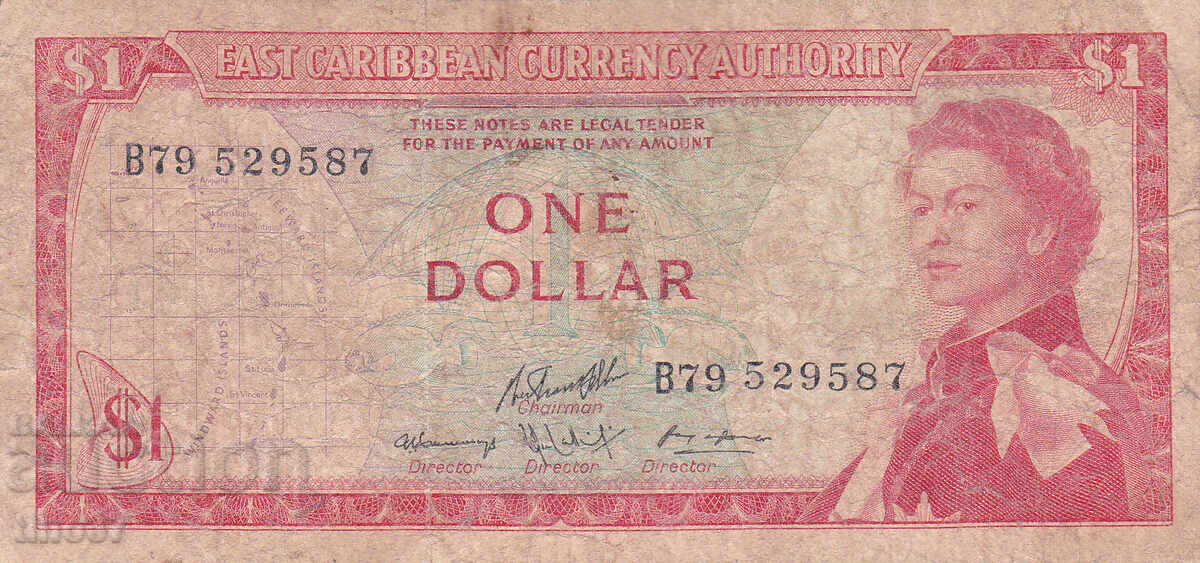 tino37- CARAIBELE DE EST - 1 DOLAR - 1965 cu preț € 4.80 | 9.39 BGN