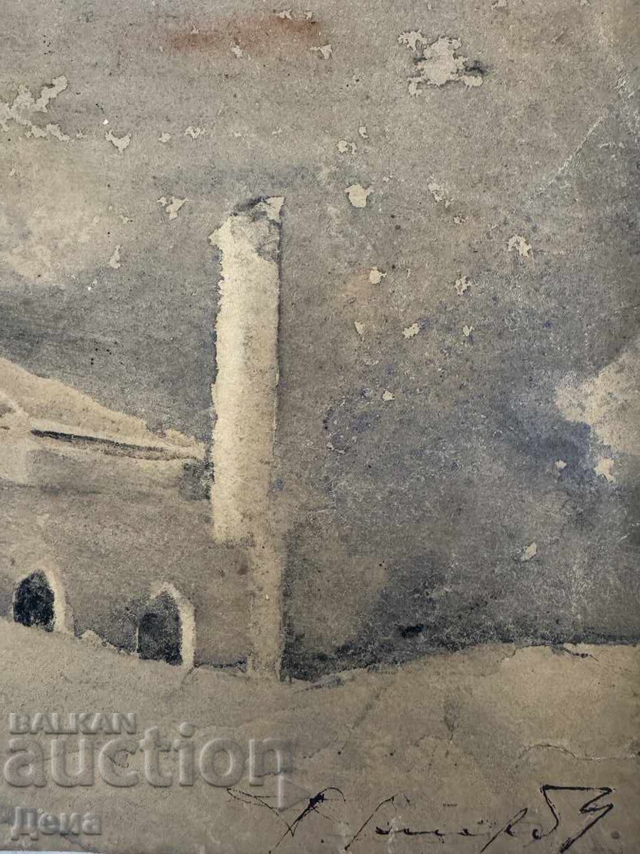 Τομά Πέτροφ ακουαρέλα από τη δεκαετία του '30 - 7