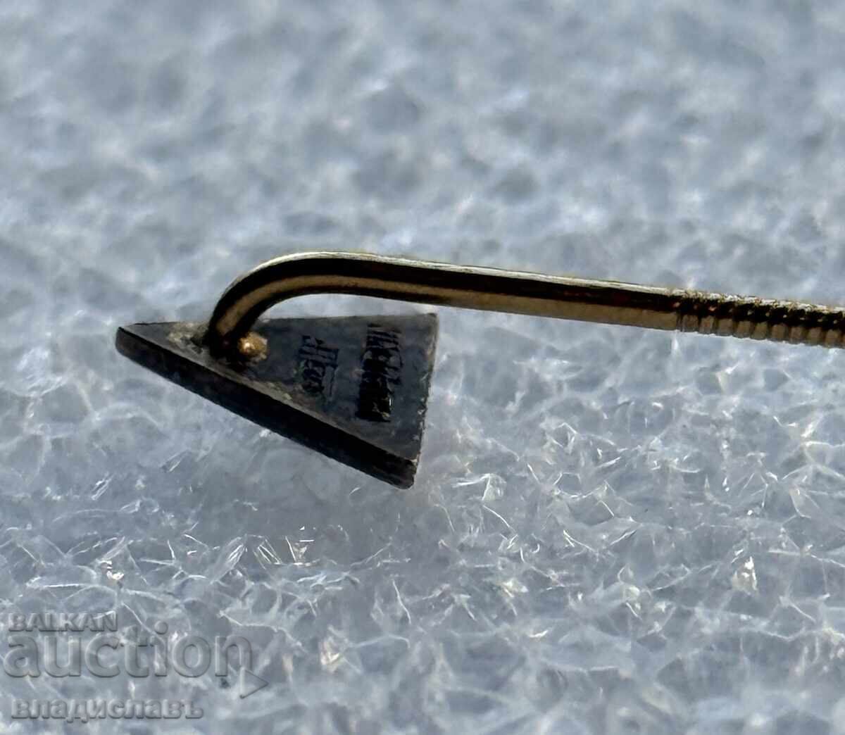 Аукцион златна значка Sandoz - 0.52 гр. 22 кт.