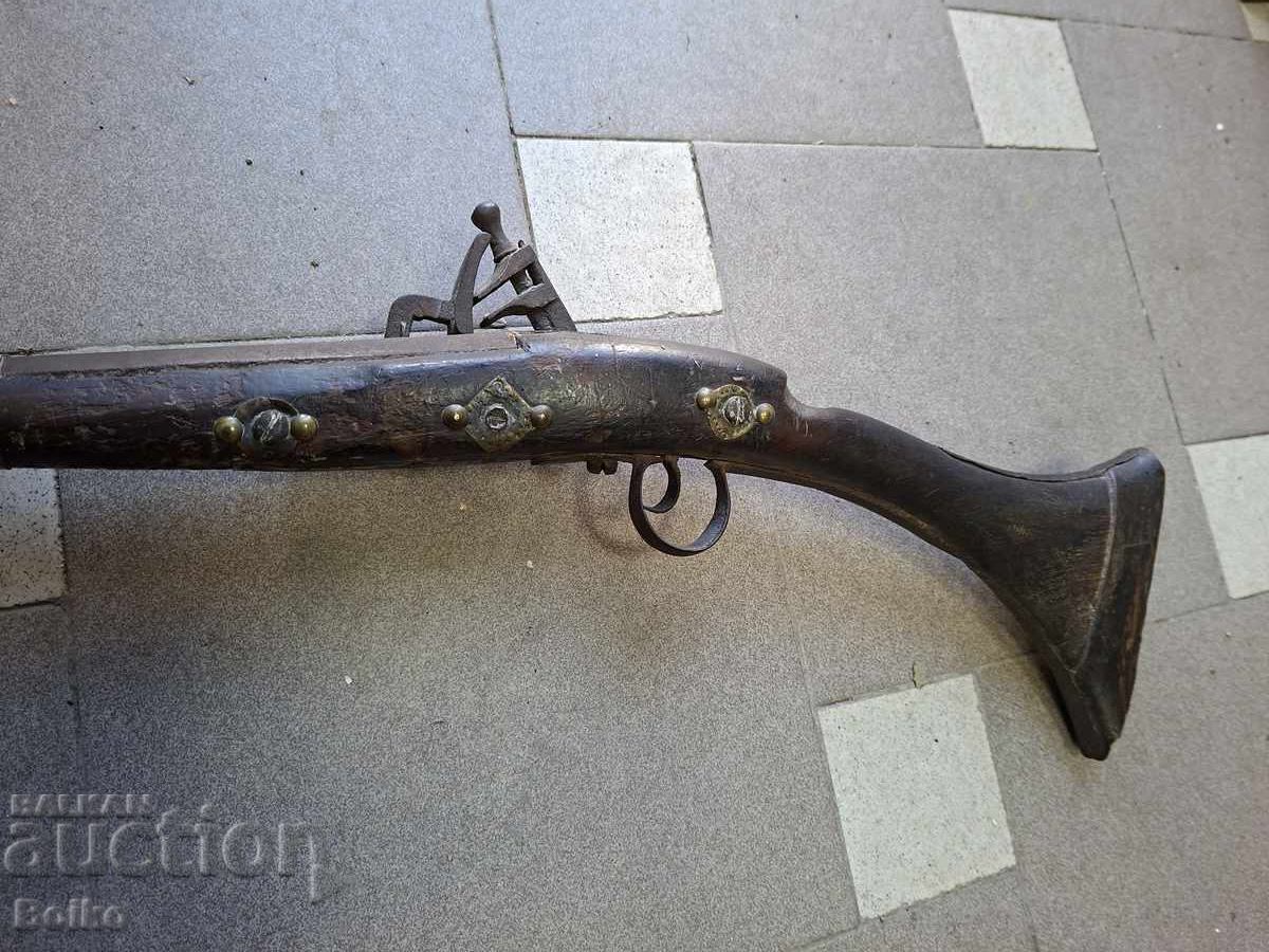 Pușcă cu cremene, lungime 148 cm - 5