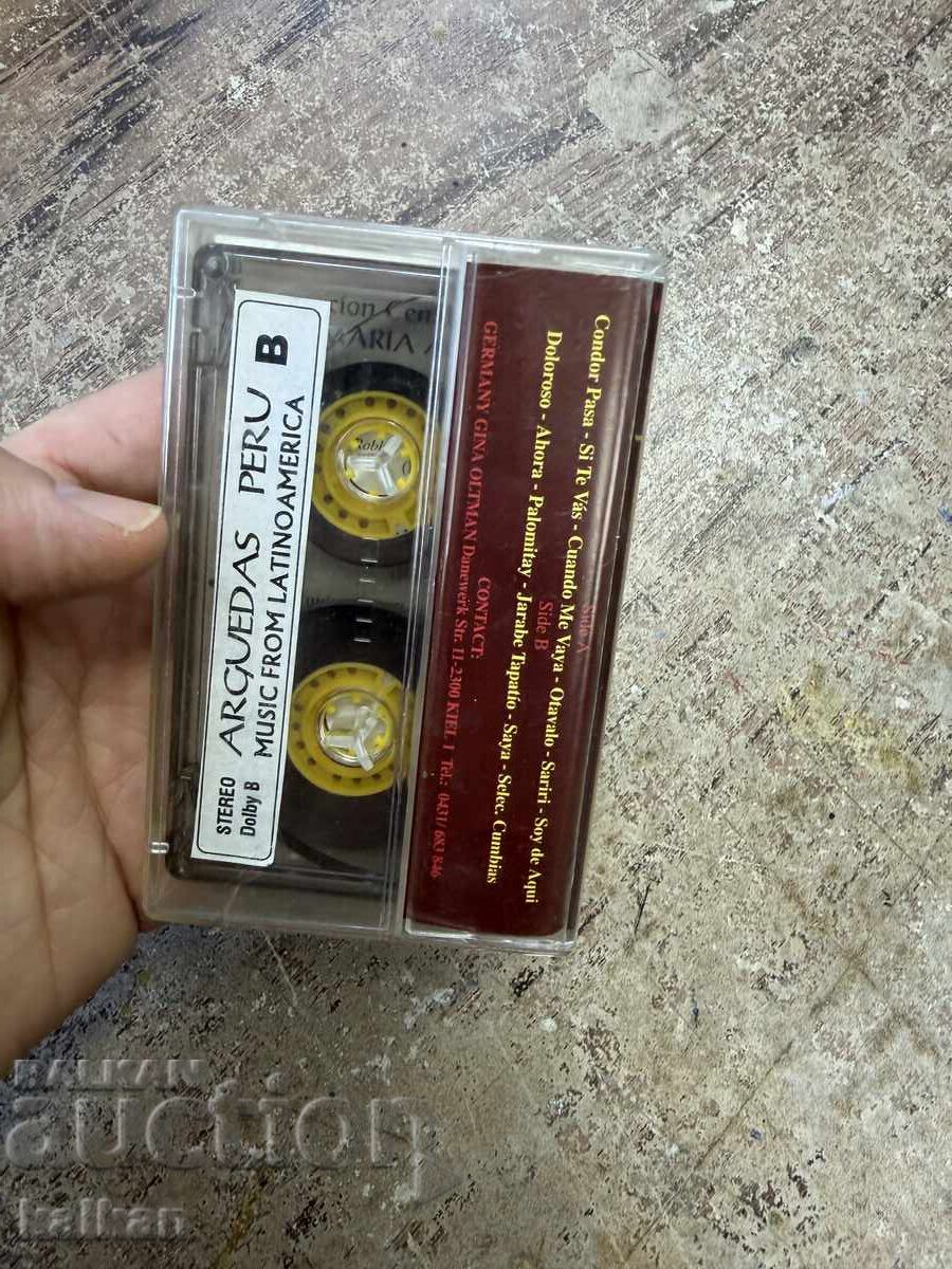 Auction  Audio cassette Arguedas Peru - Music from Latin America