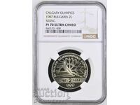 1987 2 Leva Jocurile Olimpice de Iarnă Grad Înalt Top Pop