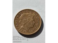 Ηνωμένο Βασίλειο - 1 πέννι (2008) Θραύσμα από το βασιλικό θυρεό