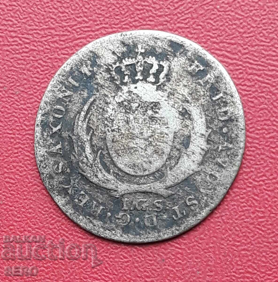 Германия-Саксония-1/12 талер 1818 с цена € 9.00 | 17.60 лв.