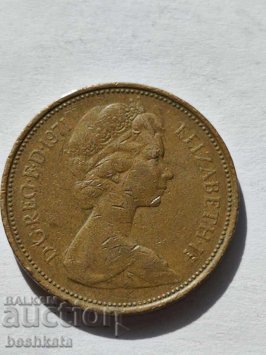 Ηνωμένο Βασίλειο - 2 νέα πένες (1971)