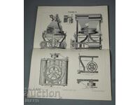 1900 Литография видове станове