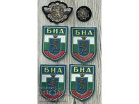 Lot of Badges of the Bulgarian People's Army and "Fire Department" - 6 pieces