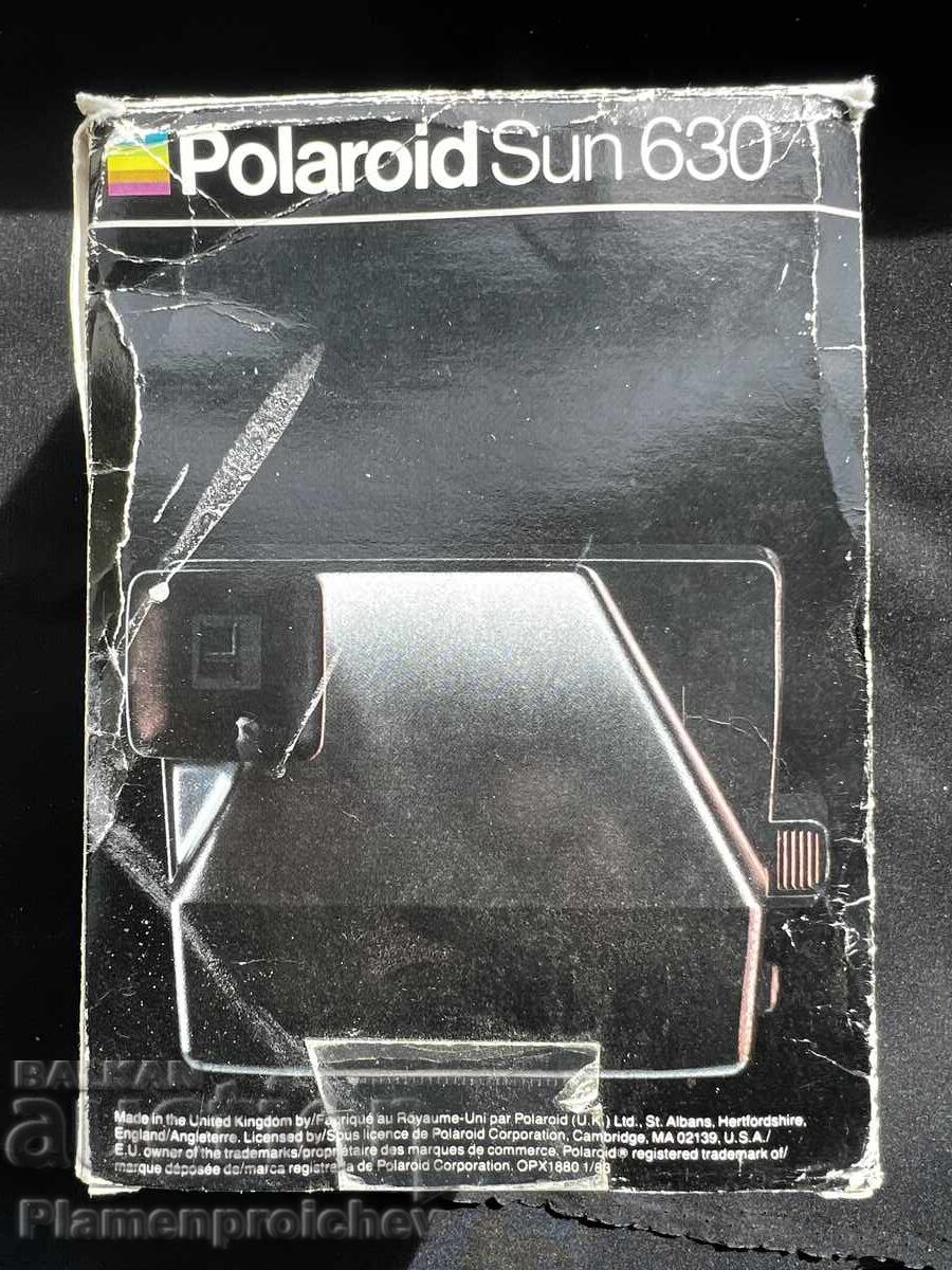 BRAND NEW RARE INSTANT CAMERA POLAROID 630 with price € 5.10 | 9.97 BGN BRAND NEW RARE INSTANT CAMERA POLAROID 630 with price € 5.10 | 9.97 BGN