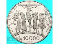 10000 Lira 1998 Vatican PROOF UNC capsule silver