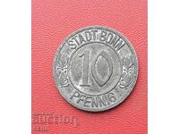 Γερμανία-Β. Ρήνος-Βεστφαλία-Βόννη-10 πφ. 1920-Μπετόβεν-άριστη κατάσταση