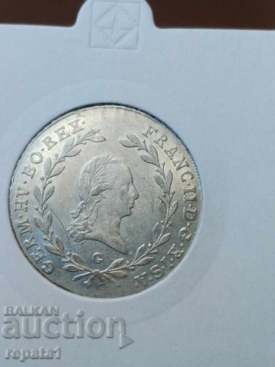 20 kreĭtseri 1803