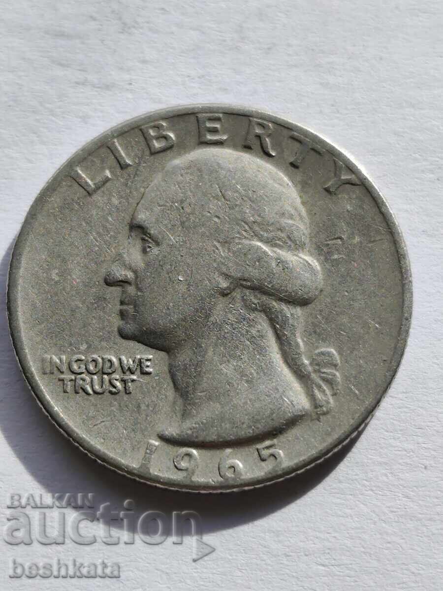 SUA - 1/4 dolar (1965)