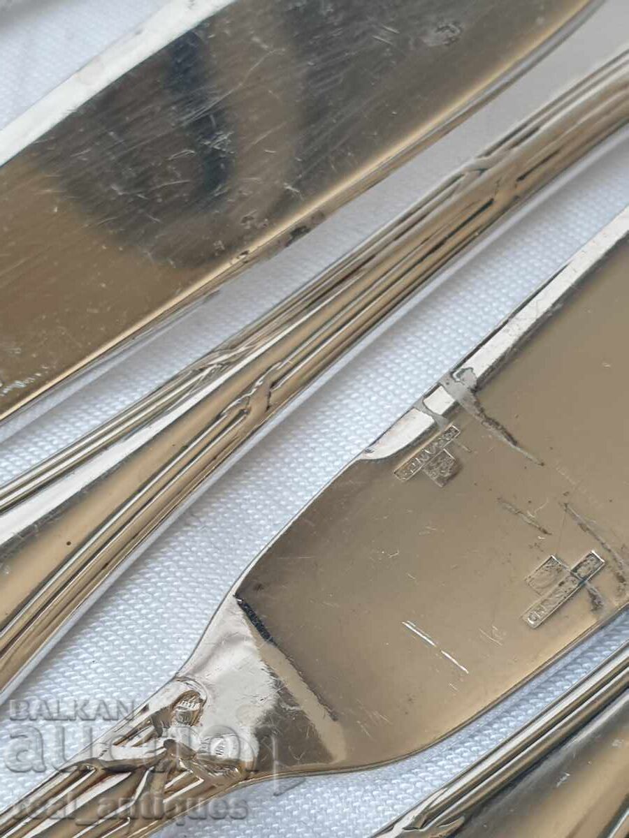 Livrarea Set de cuțite pentru pește, argintate Livrarea Set de cuțite pentru pește, argintate