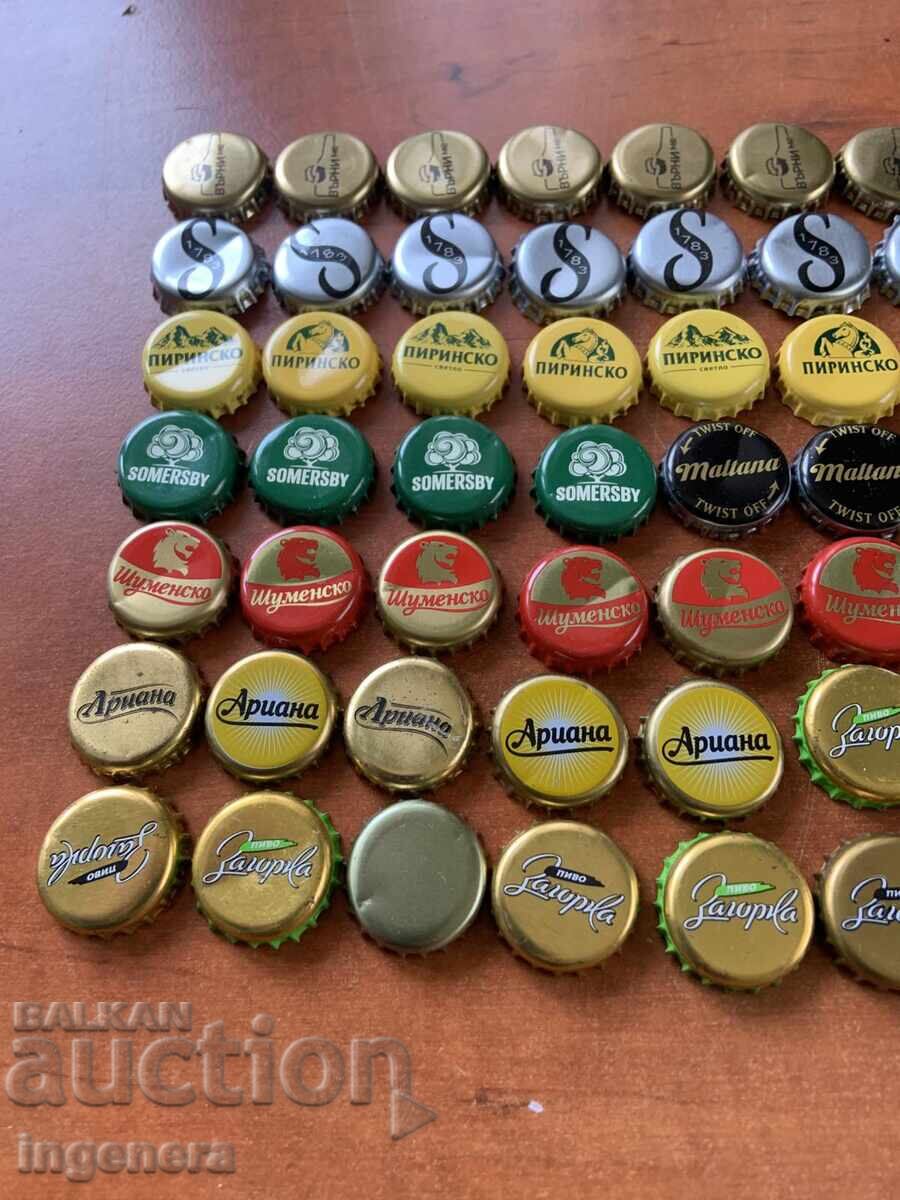 Auction  BEER BOTTLE CAPS - 49 PCS