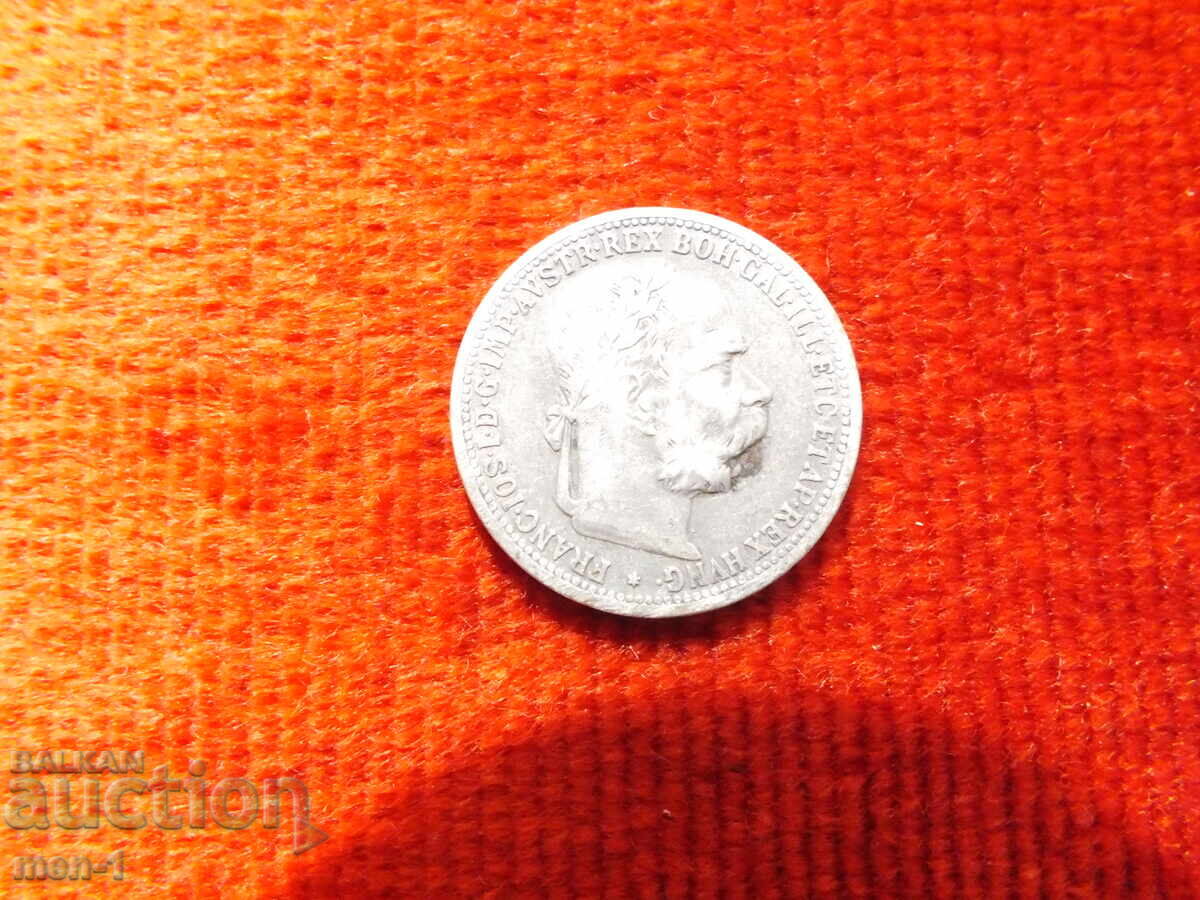 Livrarea 1 coroană 1896 argint Austria
