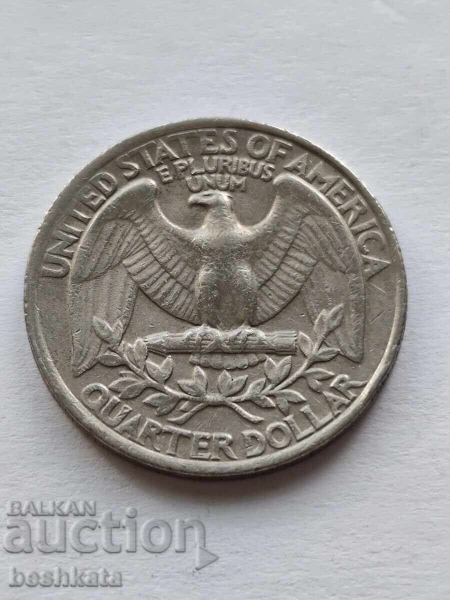 ΗΠΑ - 1/4 δολάριο (1977) με τιμή € 0.46 | 0.90 BGN