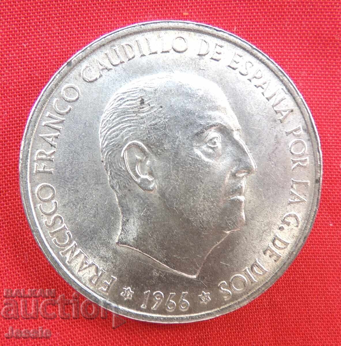 100 πεσέτες Ισπανία 1966 ασήμι με τιμή € 52.00 | 101.70 BGN