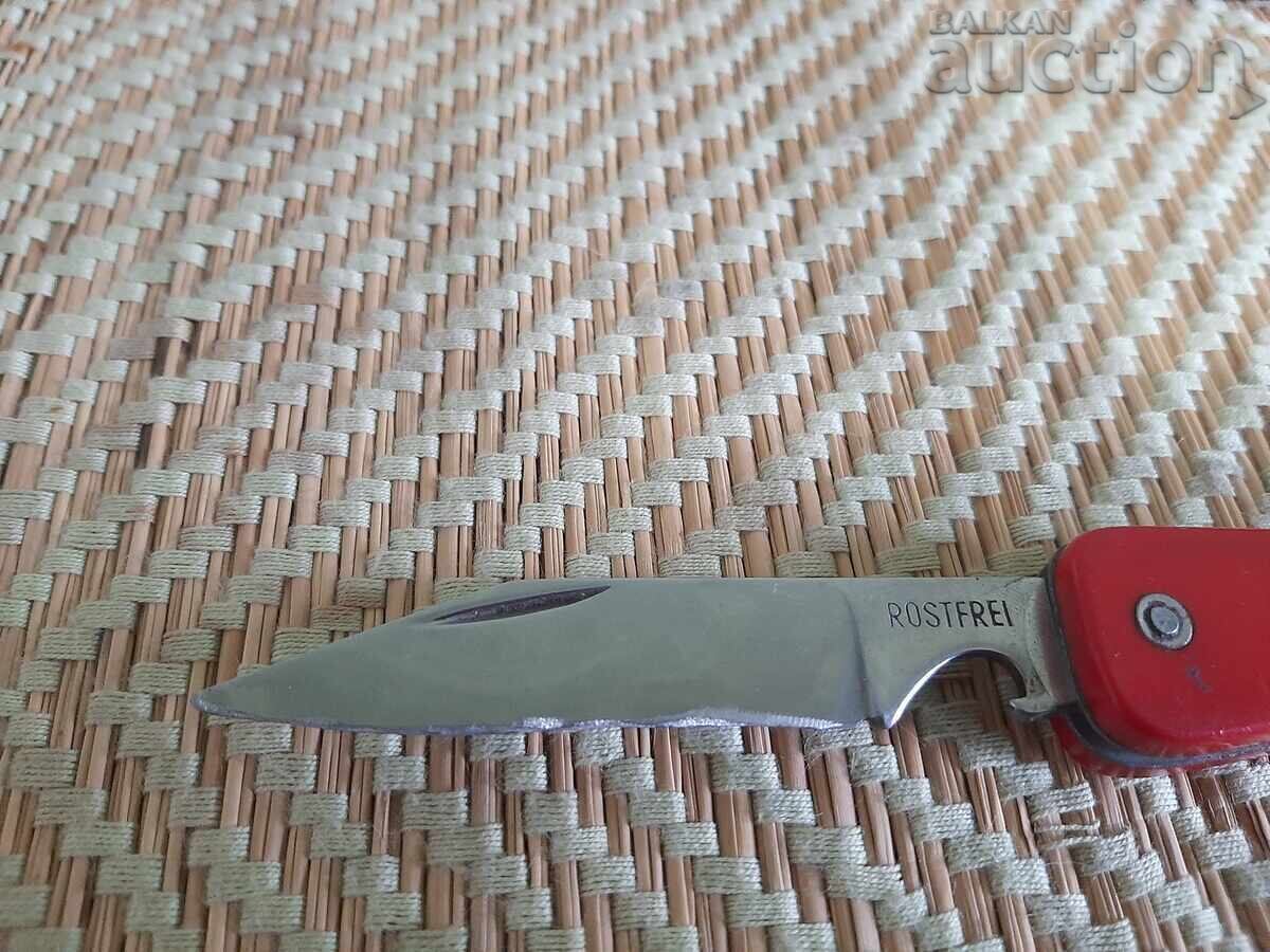 Compact Rustfrei pocket knife, small knife knife with price € 10.00 | 19.56 BGN Compact Rustfrei pocket knife, small knife knife with price € 10.00 | 19.56 BGN