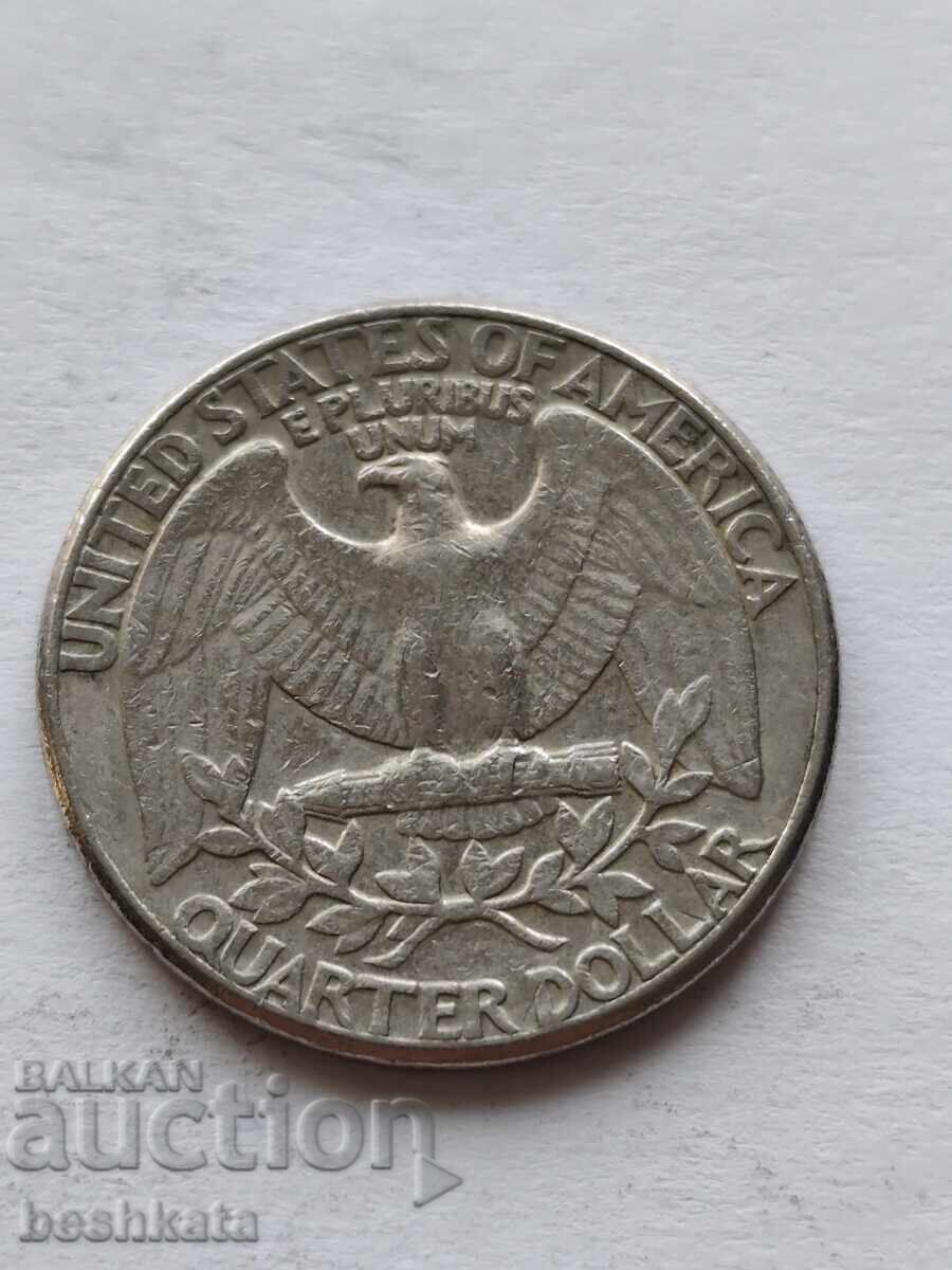 SUA - 1/4 dolar (1986 D) cu preț € 0.36 | 0.70 BGN