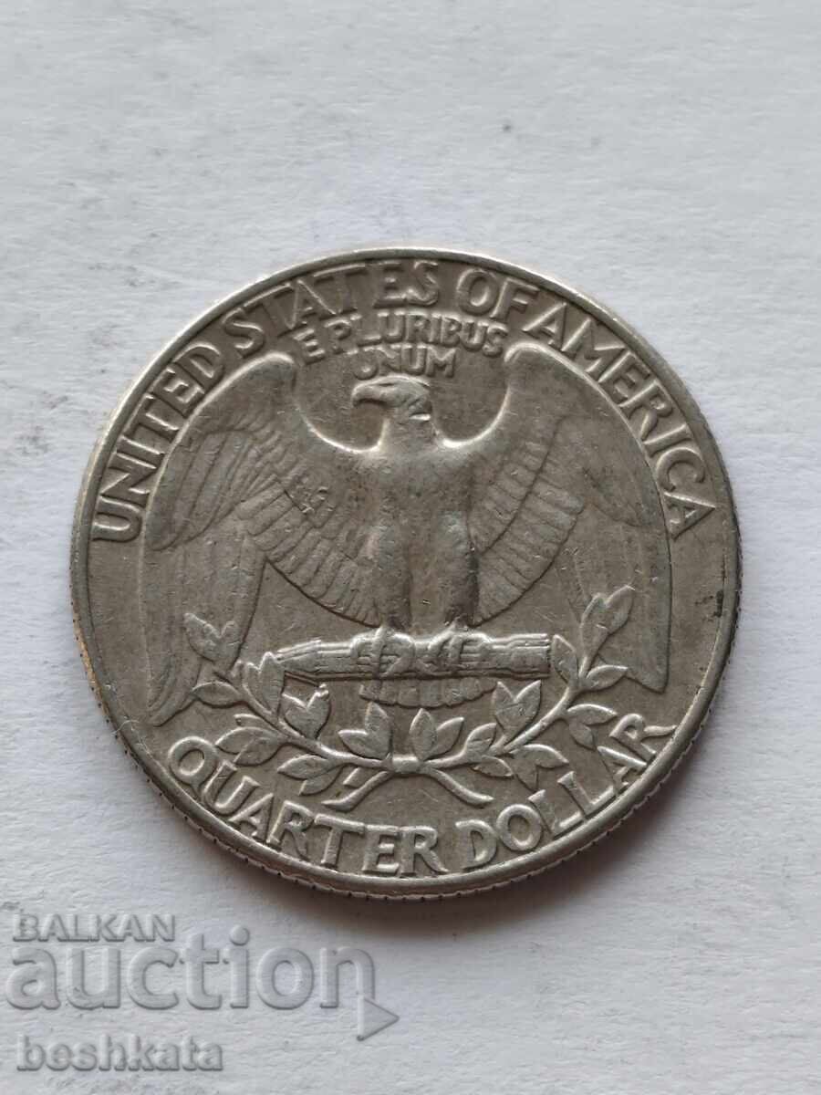 SUA - 1/4 dolar (1986 D) cu preț € 0.36 | 0.70 BGN