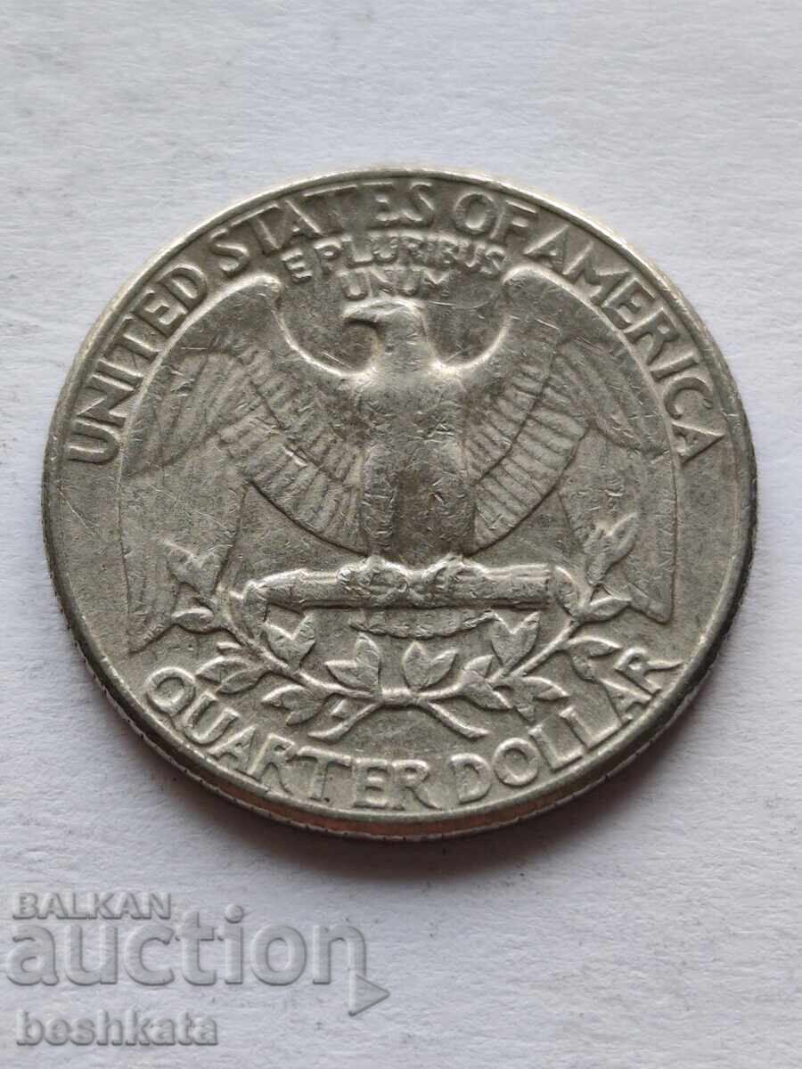 ΗΠΑ - 1/4 δολάριο (1983 D) με τιμή € 0.42 | 0.82 BGN