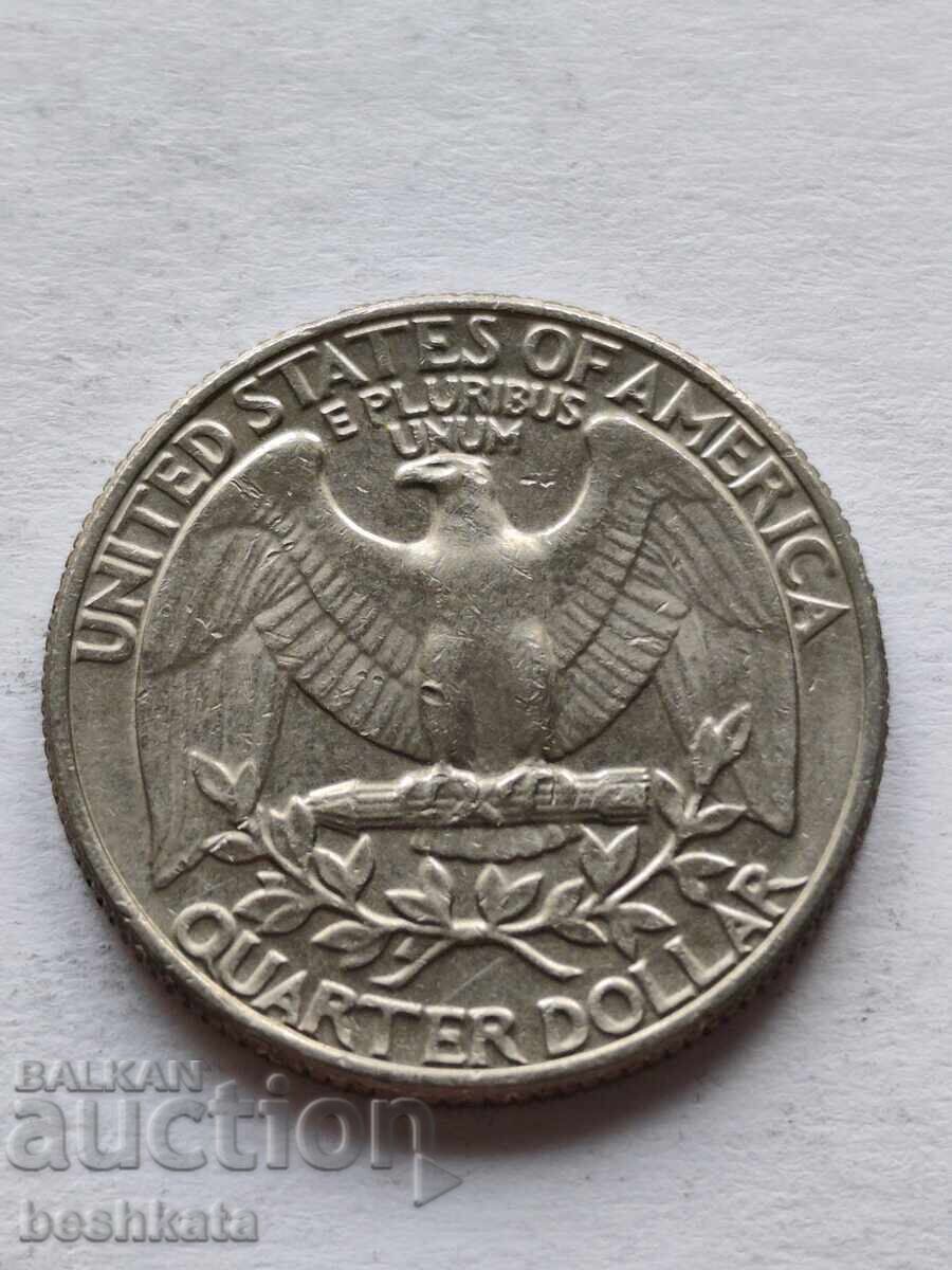 ΗΠΑ - 1/4 δολάριο (1985 P) με τιμή € 0.32 | 0.63 BGN