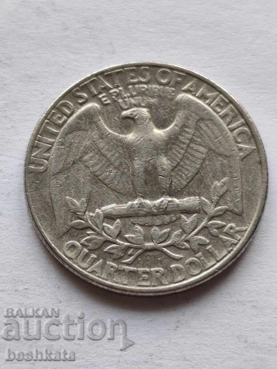 ΗΠΑ - 1/4 δολάριο (1988 P) με τιμή € 0.27 | 0.53 BGN