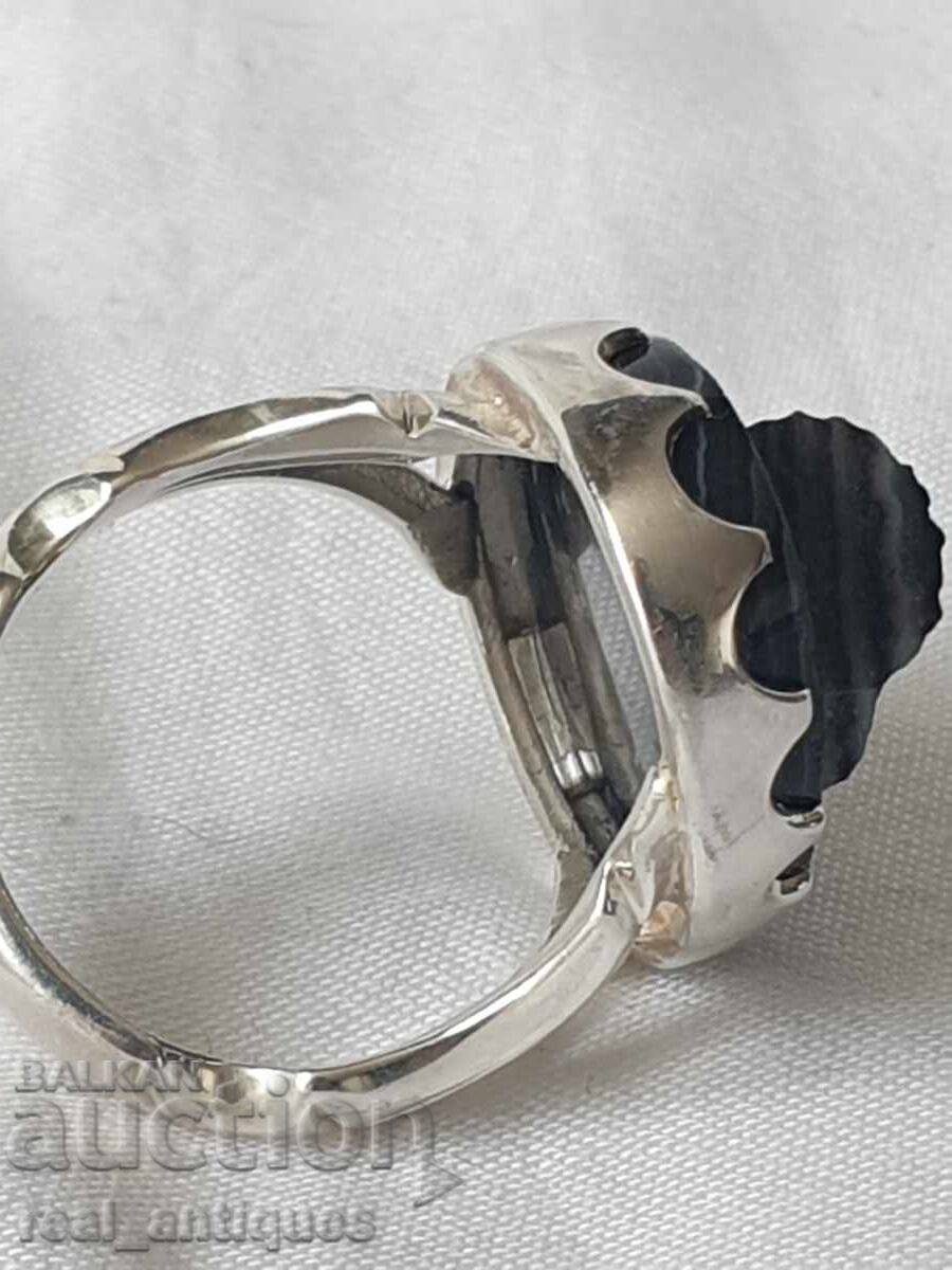 Livrarea Inel de argint cu gemă