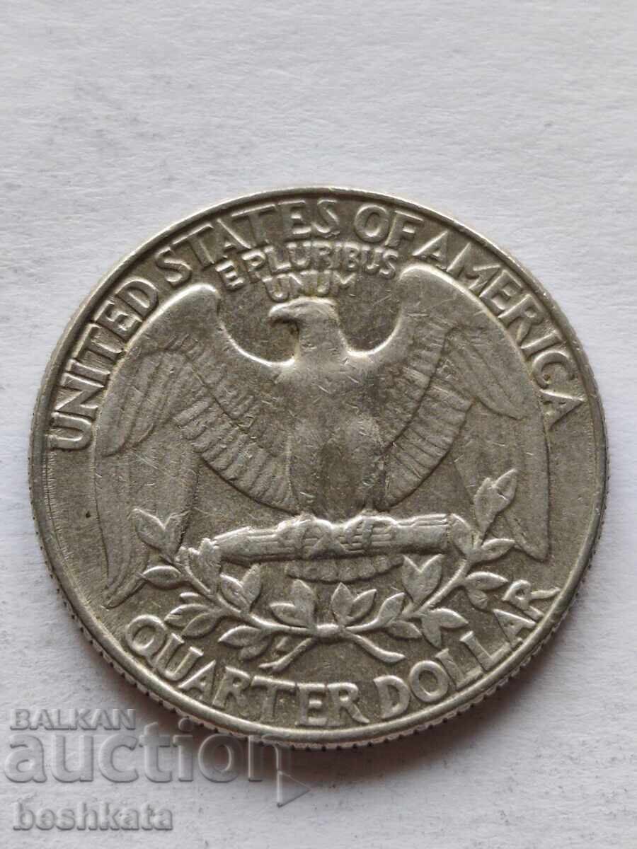 ΗΠΑ - 1/4 δολάριο (1989 P) με τιμή € 0.35 | 0.68 BGN