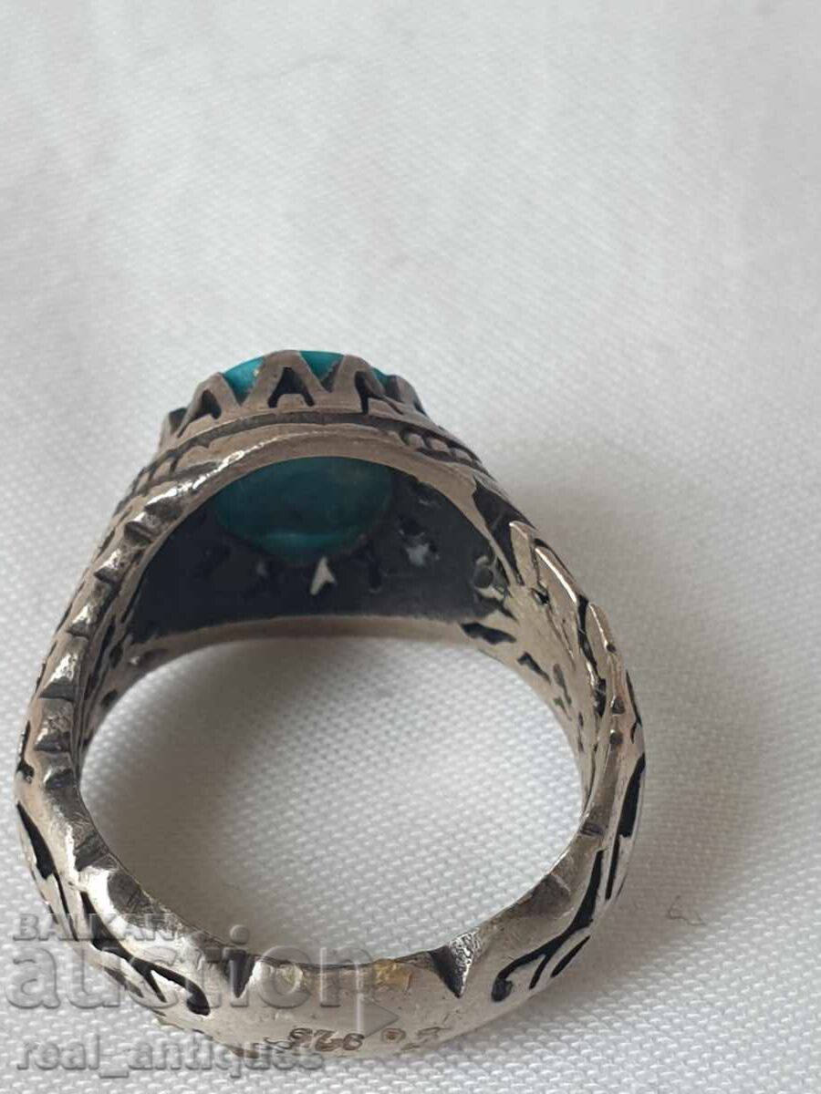 Inel de argint cu turcoaz - 5