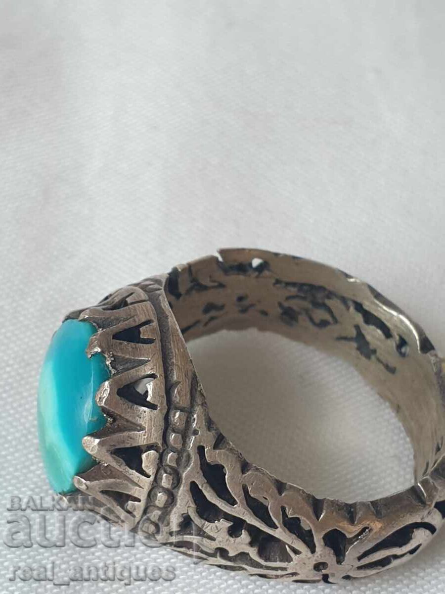 Inel de argint cu turcoaz - 6