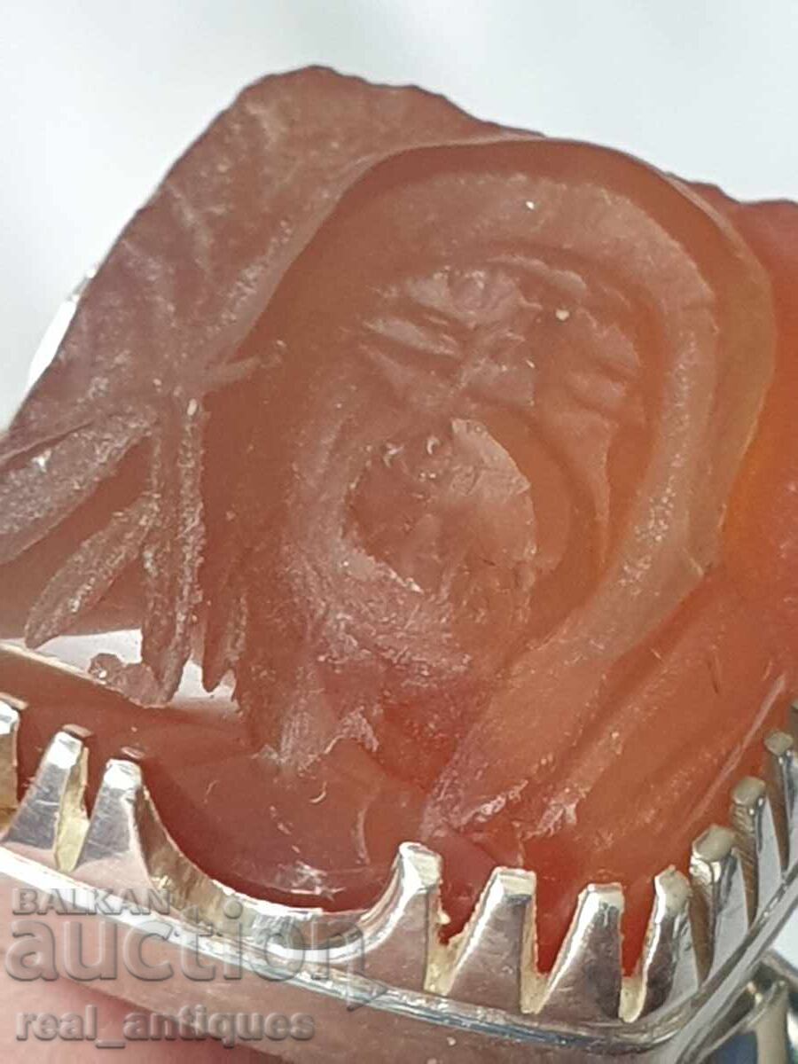 Silver ring with carnelian gem with price € 120.00 | 234.70 BGN