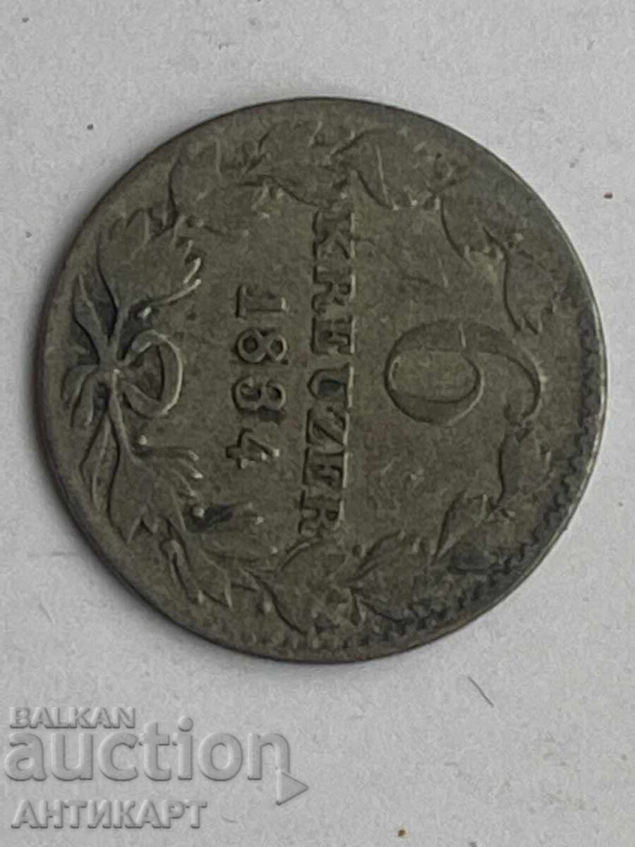 Livrarea Germania 3 monede 1, 3 și 6 kreuzer Baden 1834,1835,1841